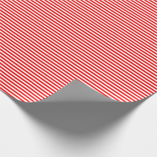 Dunne rode en witte strepen, opvulpapier cadeaupapier