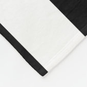 Dunne rode lijn brandweervrouw vlagmonogram groot fleece deken (Hoek)