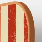 Dunne rode lijn gepersonaliseerde brandweerman mon pickleball paddle (Links Detail)