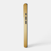 Dunne rode lijn gouden gradiënt iPhone hoesje (Linkerkant)