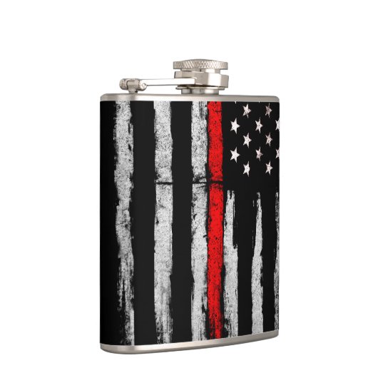 Dunne rode lijn heupfles (Rechts)