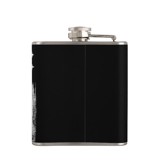 Dunne rode lijn heupfles (Achterkant)