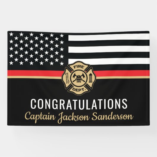 Dunne rode lijn vlag bevestigt de afscheiding van spandoek (Horizontaal)