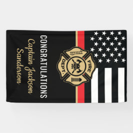 Dunne rode lijn vlag bevestigt de afscheiding van  spandoek