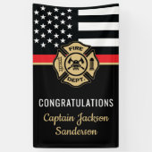 Dunne rode lijn vlag bevestigt de afscheiding van  spandoek (Verticaal)