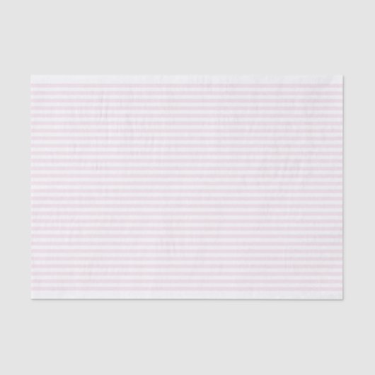 Dunne roze en witte strepen - Weefpapier Tissuepapier (Voorkant)