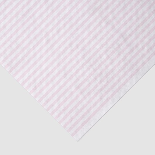 Dunne roze en witte strepen - Weefpapier Tissuepapier (Detail)