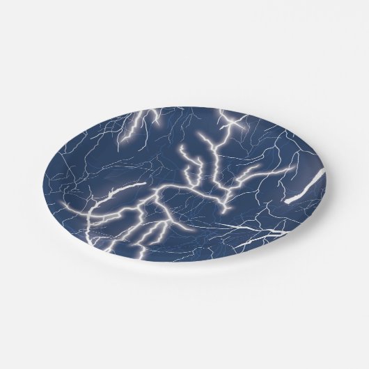 Dunne Storm weerstand met dunne laag Papieren Bordje (Gekanteld)