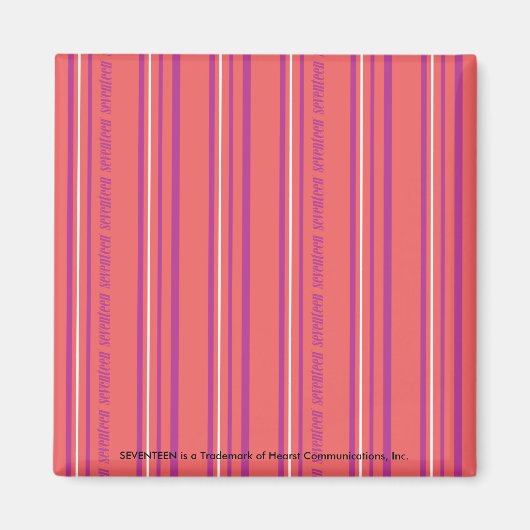 Dunne strepen LtRoze Magneet (Voorkant)