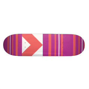 Dunne Strepen Paars Persoonlijk Skateboard