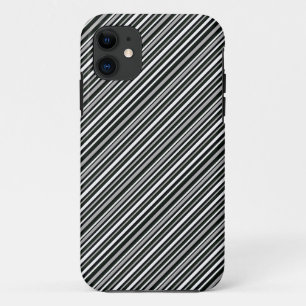 dunne strepen patroon iPhone 11 hoesje