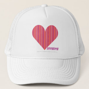 Dunne strepen Roze 3 Trucker Pet