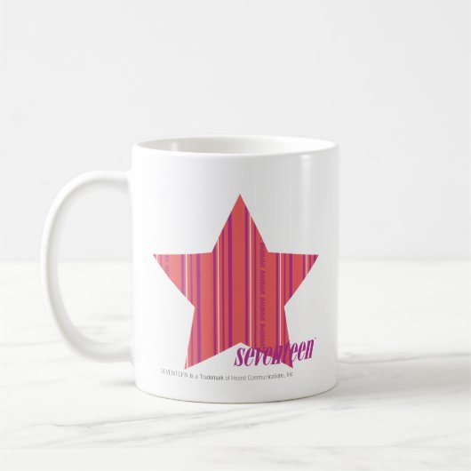 Dunne strepen Roze 4 Koffiemok (Links)