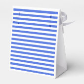 Dunne strepen - wit en koningsblauw bedankdoosjes (Achterkant)