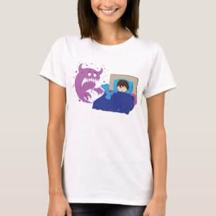 Dunne T-Rex Ladie-beschermhoes met lange bescherml T-shirt