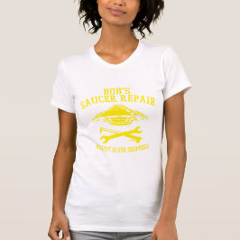 Dunne T-shirts gele BSR-logo voor vrouwen