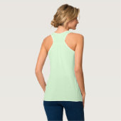 Dunne Tone Yea' racerback tanktop voor dames (Volledige Achterkant)