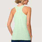 Dunne Tone Yea' racerback tanktop voor dames (Achterkant)