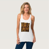 Dunne Tone Yea' racerback tanktop voor dames (Volledige Voorkant)