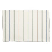 Dunne verticale streeppatroon Boho neutraal aardse Kussensloop (Voorkant)