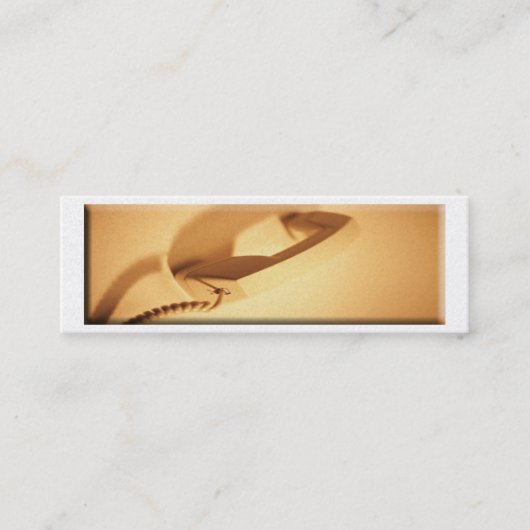 dunne visitekaartjes: mini visitekaartje (Voorkant)