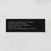 Dunne Visitekaartjes voor professionele koolstofve (Achterkant)