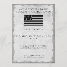 Dunne witte lijn vlag EMS EMT Pensioen Partij