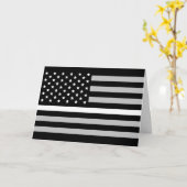 Dunne Witte lijnEMS EMT Amerikaanse Vlag Kaart (Gele Bloem)