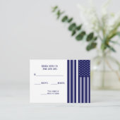 Dunne witte lijnvlag informatiekaartje (Staand voorkant)