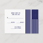 Dunne witte lijnvlag informatiekaartje (Voorkant)