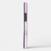 Dunne Witte Lint Bloemen Monogram Case-Mate iPhone Case (Achterkant / Rechts)