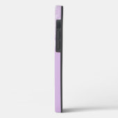 Dunne Witte Lint Bloemen Monogram Case-Mate iPhone Case (Achterkant / Links)