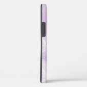 Dunne Witte Lint Bloemen Monogram Case-Mate iPhone Case (Achterkant / Rechts)