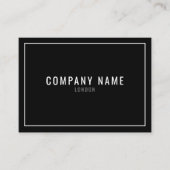 Dunne witte rand visitekaartje (Voorkant)