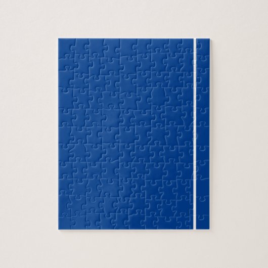 Dunne witte streep blauwe heek legpuzzel (Verticaal)