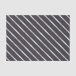 Dunne zilvermetalen diagonale strepen tissuepapier