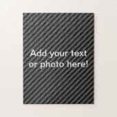 Dunne zwarte en grijze diagonale strepen legpuzzel (Verticaal)