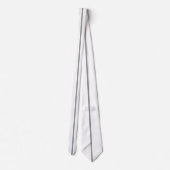 Dunne zwarte verticale lijn 3 stropdas (Achterkant)