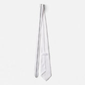 Dunne Zwarte Verticale Lijn Stropdas (Achterkant)
