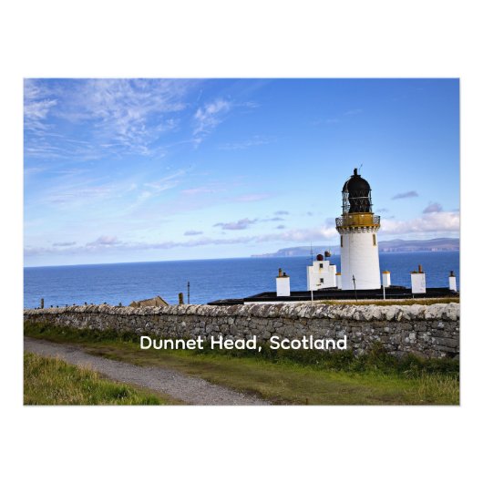 Dunnet Head, Schotland, Foto Afdruk (Voorkant)