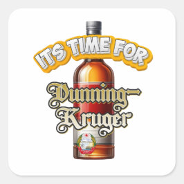 Dunning Kruger Sticker