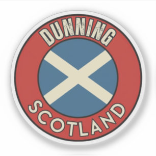 Dunning, Schotland Sticker