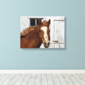 Dunnit Says Hallo Canvas Afdruk (Insitu (Houten vloer))