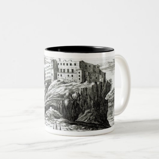 Dunnottar Castle Tweekleurige Koffiemok (Voorkant rechts)