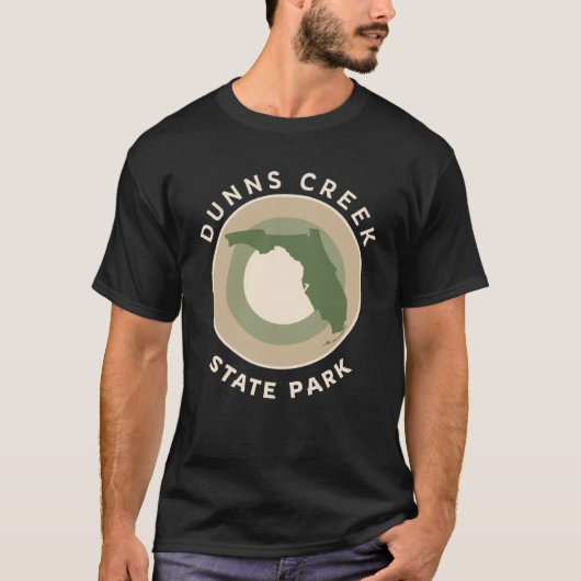 Dunns Creek State Park Florida Bullseye FL Souveni T-shirt (Voorkant)