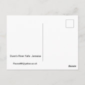 Dunn's Herfsten Jamaica Briefkaart (Achterkant)
