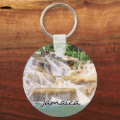 Dunn's River Falls Jamaica close-up Sleutelhanger (Voorkant)