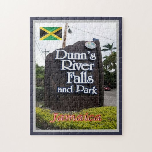 Dunn's River Herfsten en Park - Jamaica - Legpuzzel (Verticaal)