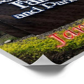 Dunn's River Herfsten en Park - Jamaica - Poster (Hoek)