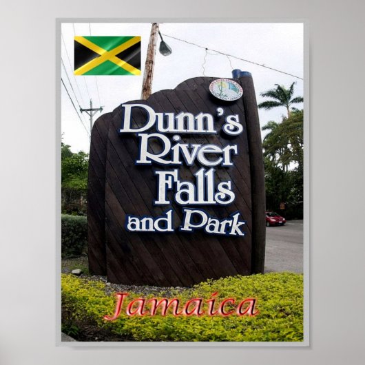 Dunn's River Herfsten en Park - Jamaica - Poster (Voorkant)